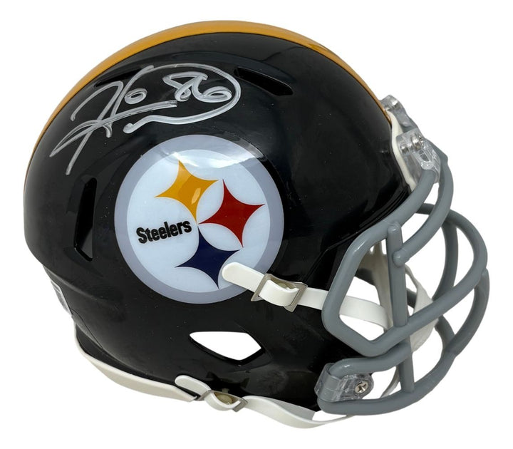 Hines Ward Signed Pittsburgh Steelers T/B Mini Speed Replica Helmet BAS