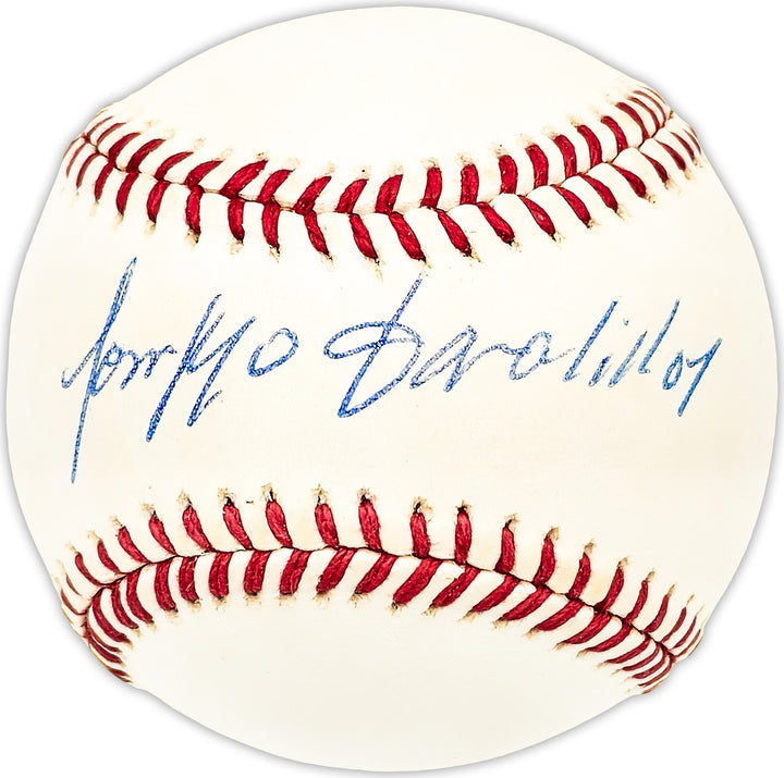 Pompeyo Yo-Yo Davalillo Autographed AL Baseball Senators Beckett QR #BM25227
