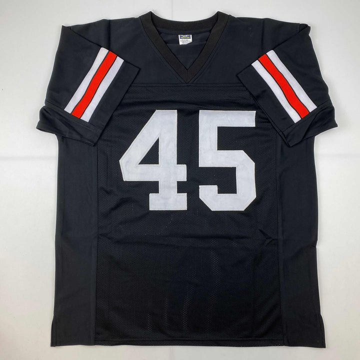 Facsimile Autographed Archie Griffin Cincinnati Black Reprint Jersey Men's XL
