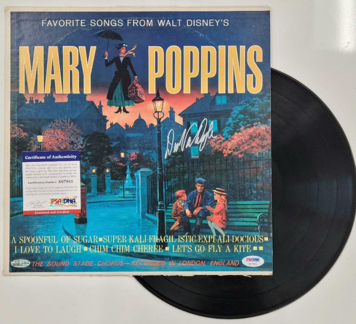 Dick Van Dyke signed Mary Poppins Record Album Cover autograph w/ PSA/DNA COA