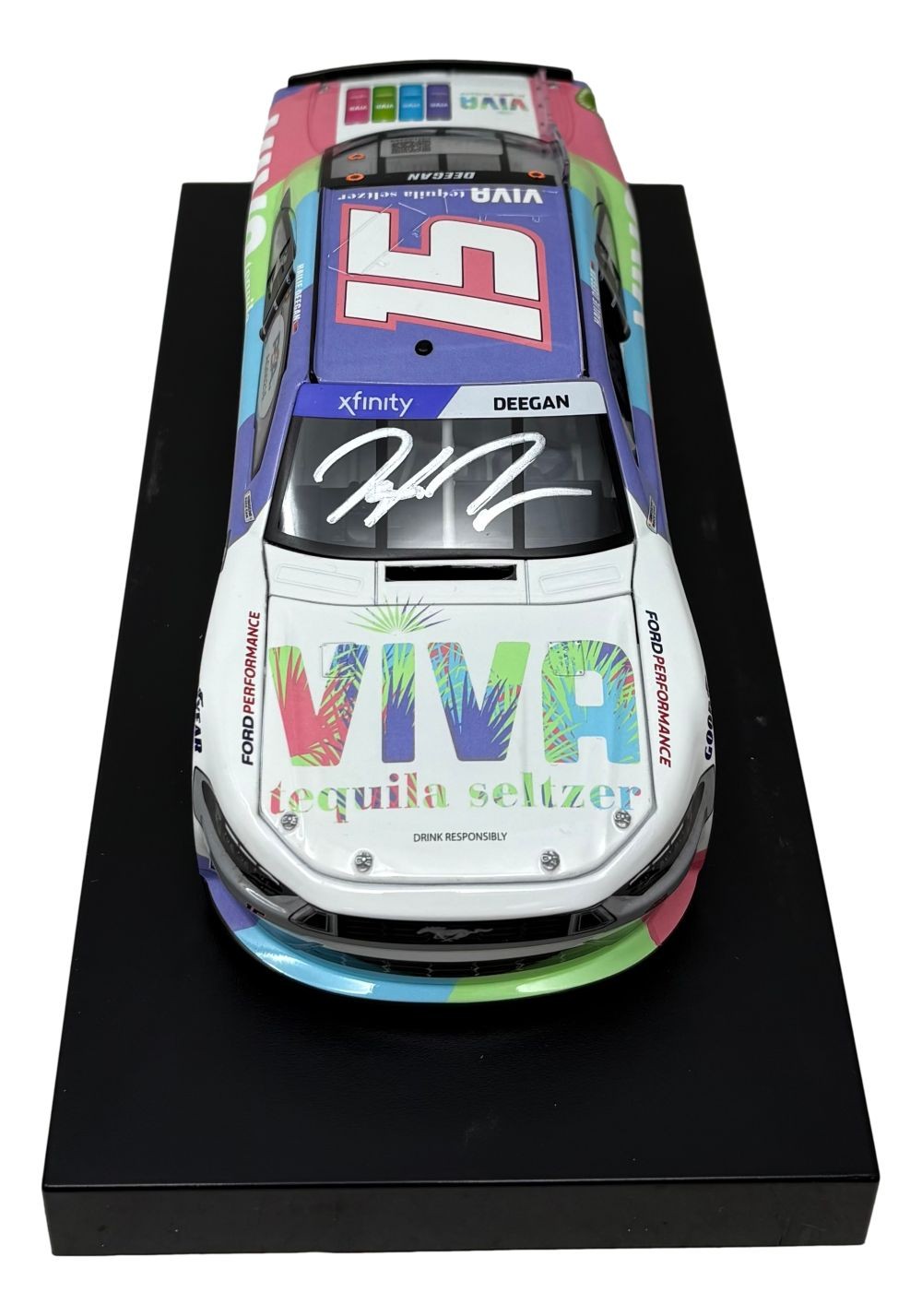 Hailie Deegan Signed 1:24 NASCAR Viva Tequila Die-Cast Car PSA/DNA