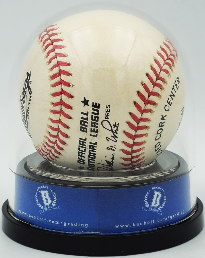 Don Drysdale Signed NL Baseball Los Angeles Dodgers Auto GM 10 Beckett #17042221