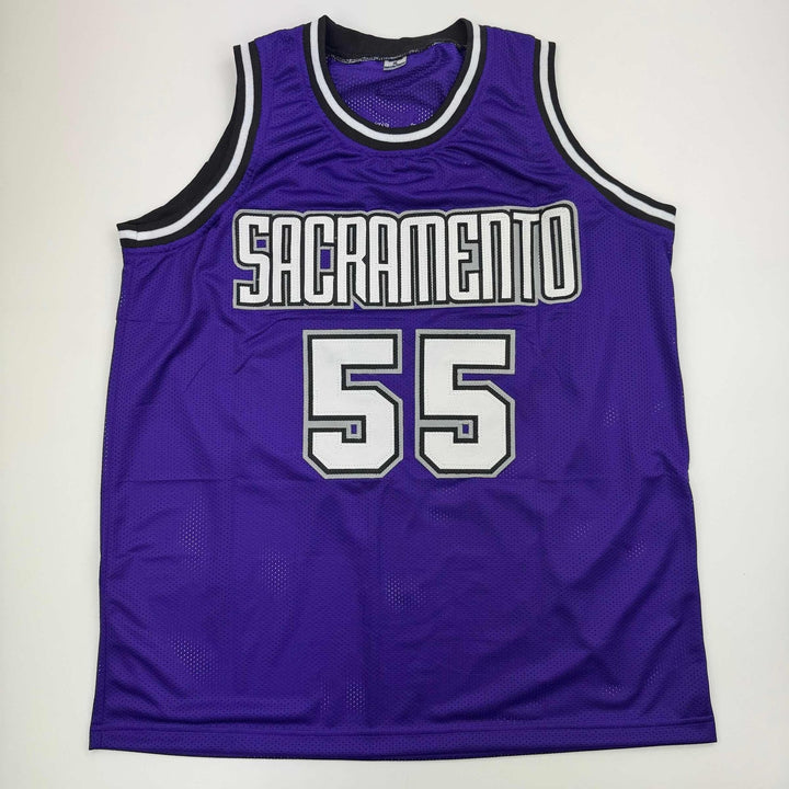 Autographed/Signed JASON WILLIAMS Sacramento Purple Jersey PSA/DNA COA Auto