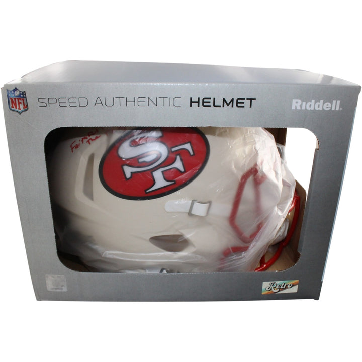 George Kittle Signed San Francisco 49ers Pro Retro Helmet Bay Faithful BAS 55472