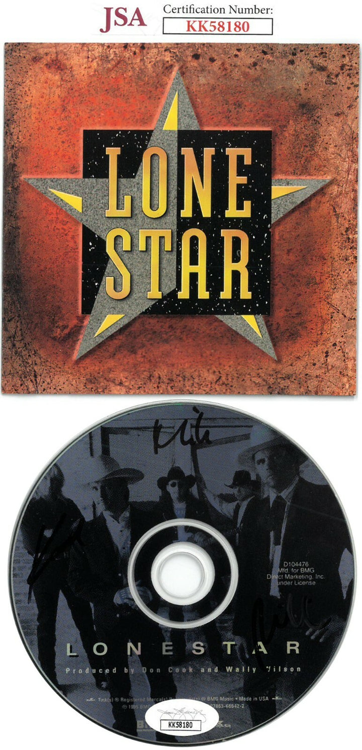 Richie McDonald/Michael Britt/Keech Rainwater signed 1995 Lonestar Album CD- JSA