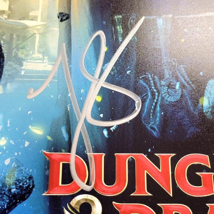 Justice Smith signed Dungeons & Dragons 11x17 photo autograph (B) ~ Beckett BAS