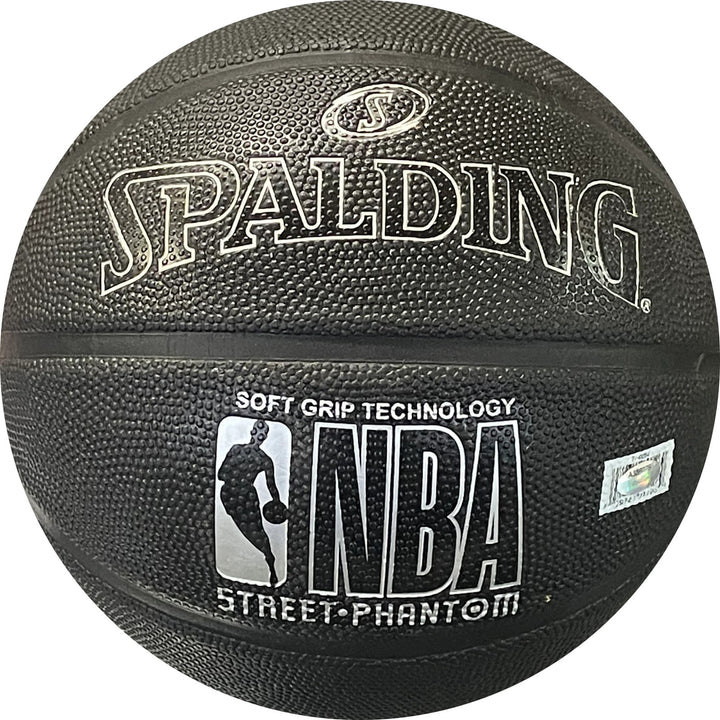 Karrem Abdul-Jabbar "HOF 95" Autographed Spalding Black Basketball