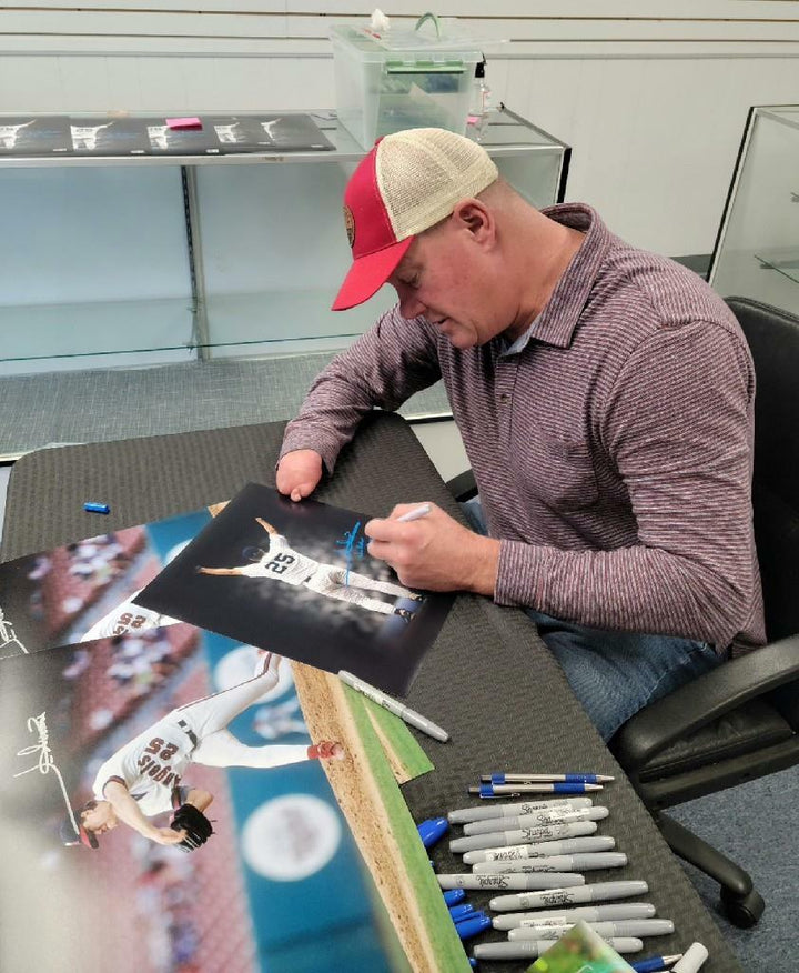 Jim Abbott signed "No Hitter" 16x20 Photo 2 Autograph ~ Beckett BAS Witness