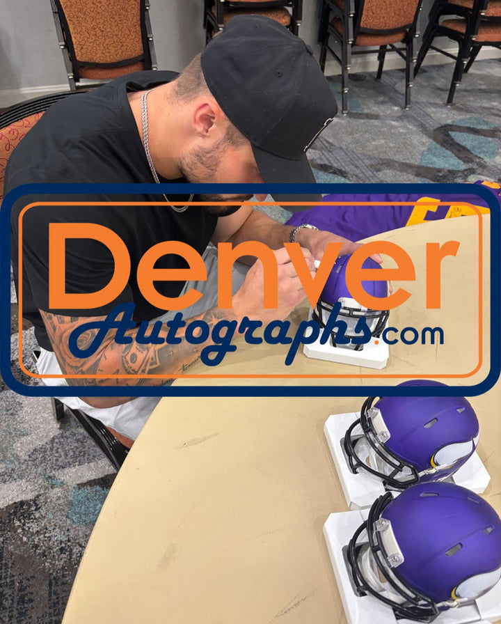 Blake Cashman Autographed Minnesota Vikings Mini Helmet Skol Beckett 52798