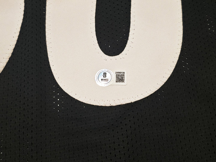 Pittsburgh Steelers Hines Ward Signed Black Jersey Beckett Witness