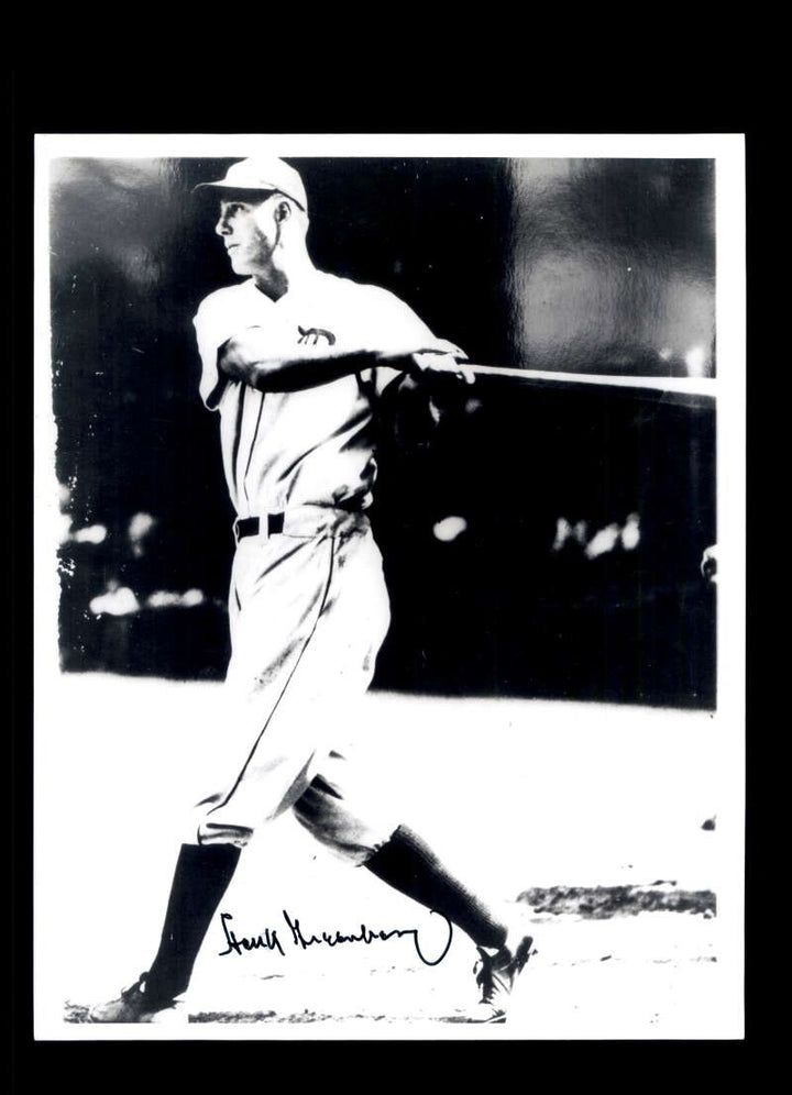 Hank Greenberg PSA DNA Signed 8x10 Photo Autographed Tigers