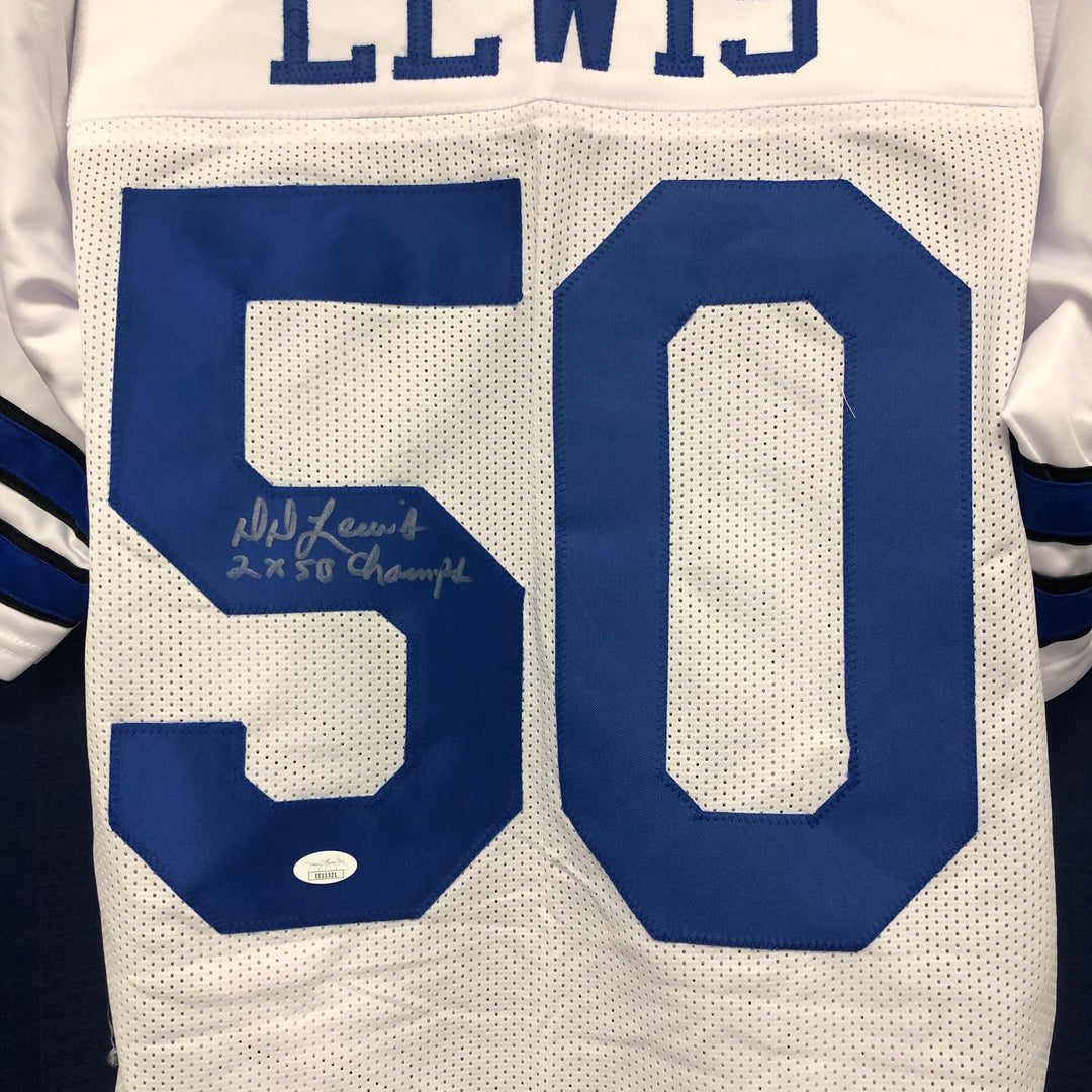 D.D. Lewis Signed Jersey JSA Dallas Cowboys Autographed