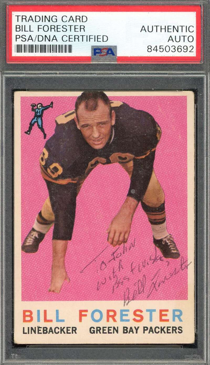 Bill Forester PSA DNA Signed 1959 Topps Autograph