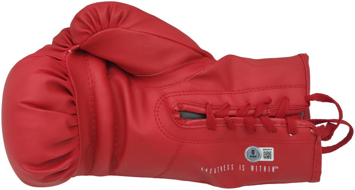 Manny Pacquiao Signed Red Everlast Vinyl Glove RH Beckett Witness