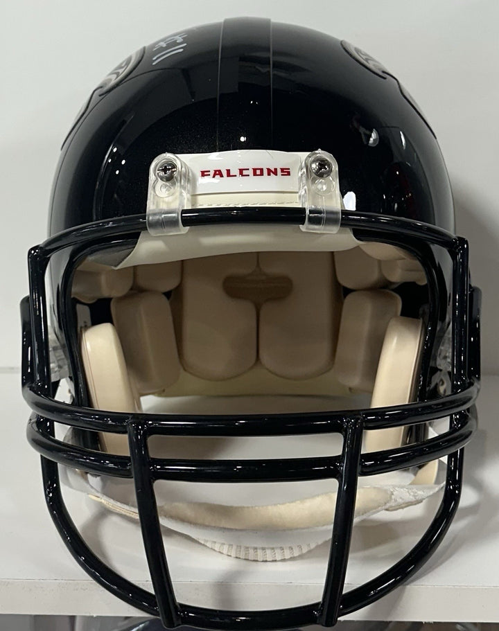 Julio Jones Signed Riddell Authentic FS Falcons Helmet Mint Autograph Radtke COA