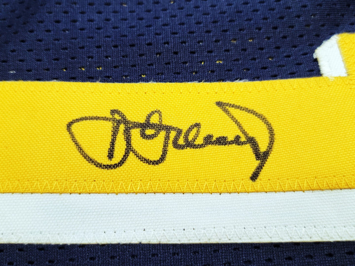 Indiana Pacers Detlef Schrempf Autographed Signed Blue Jersey MCS Holo