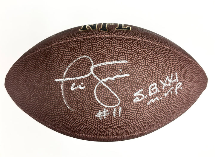Phil Simms signed "SB XXI MVP" NFL Football NY Giants autograph (A)~ Beckett BAS