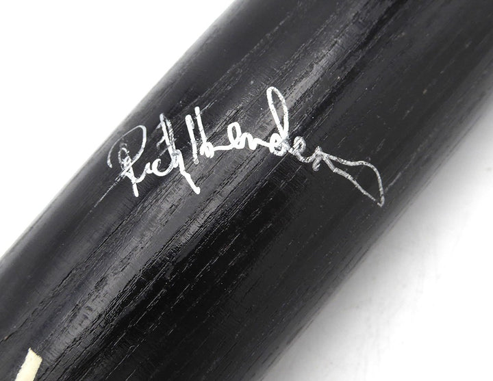 Rickey Henderson Auto Adirondack Professional Model Bat Athletics PSA/DNA