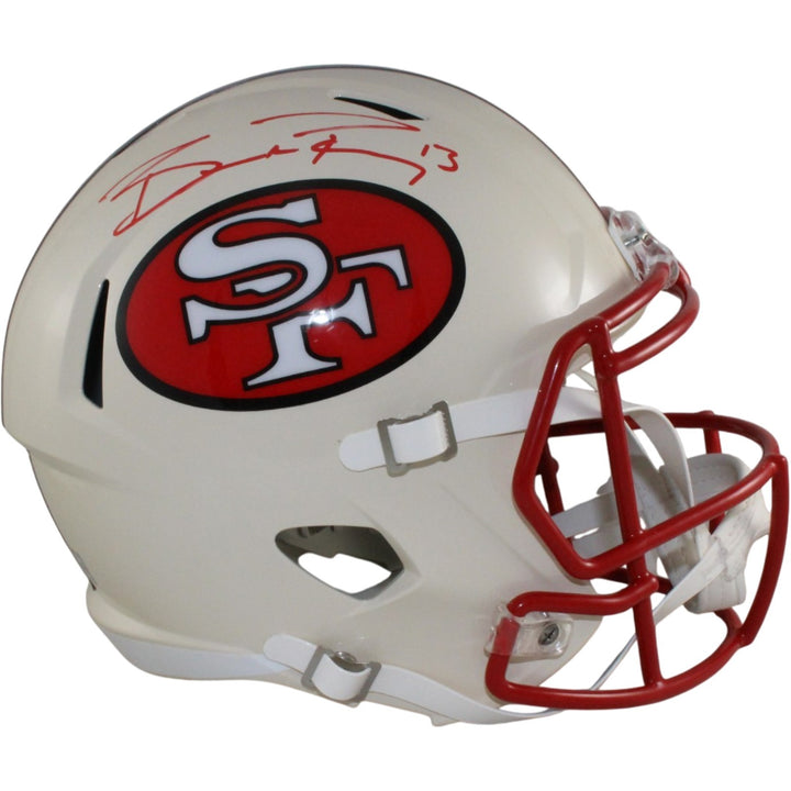 Brock Purdy Autographed San Francisco 49ers F/S Retro Helmet Beckett WIT 56910