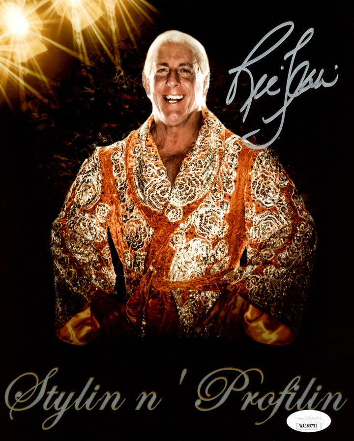 Ric Flair Autographed Signed 8x10 Photo WWE JSA