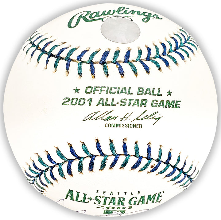 Ichiro Suzuki Auto 2001 All Star Game Logo Baseball Mariners #51 IS Holo