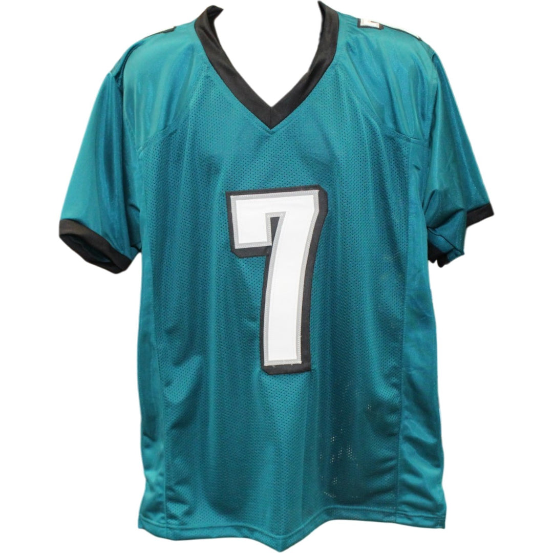 Michael Vick Autographed/Signed Pro Style Size XL Green Jersey Beckett 57031