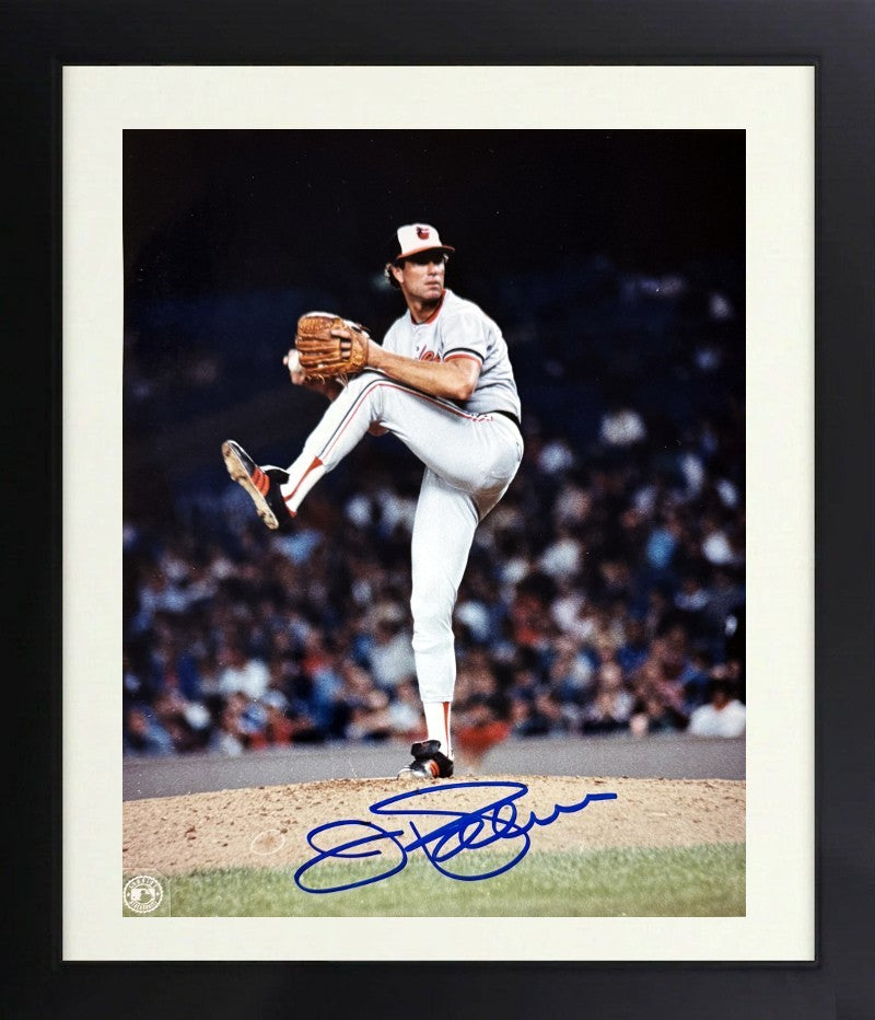 Jim Palmer signed Baltimore Orioles MLB 8x10 Photo minor dings Framed- COA (HOF)