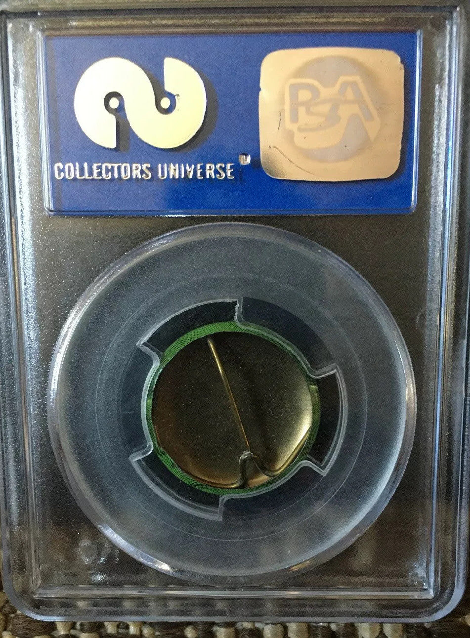 Duke Snider 1956 Yellow Basepath Pin PSA 7 Mint Brooklyn Dodgers RARE pm15 HOF