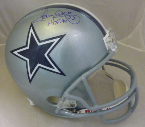 Tony Dorsett Signed Cowboys Helmet JSA COA Autograph Dallas Roger Staubach