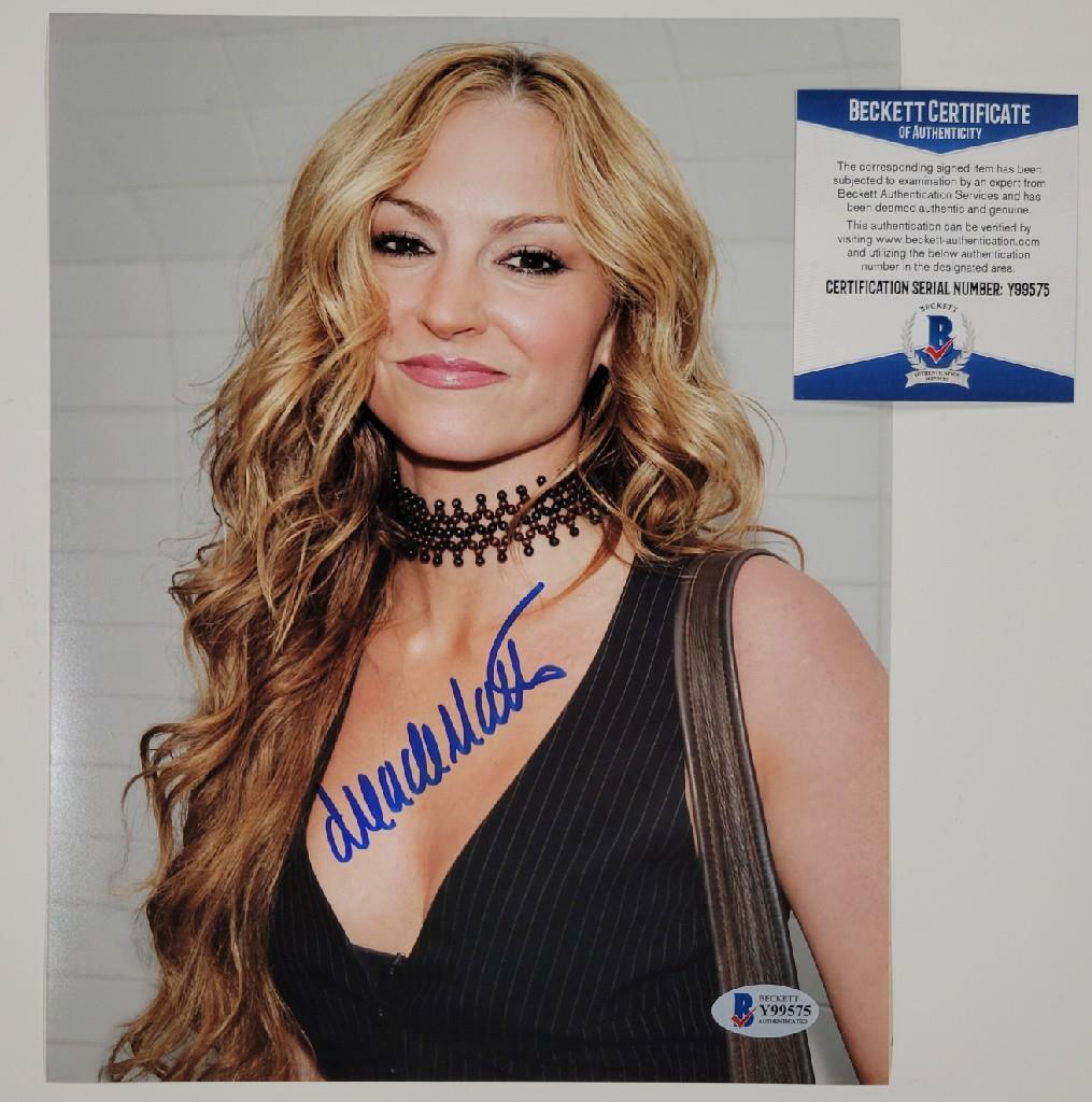 Drea De Matteo signed 8x10 Photo Sopranos ~ Sons of Anarchy (A) Beckett BAS COA