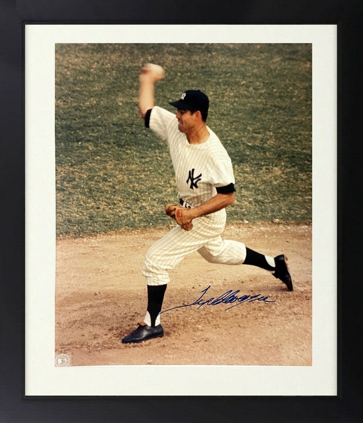 Tex Clevenger signed NY Yankees MLB 8x10 Photo Framed imperfect-COA (2X WSChamp)