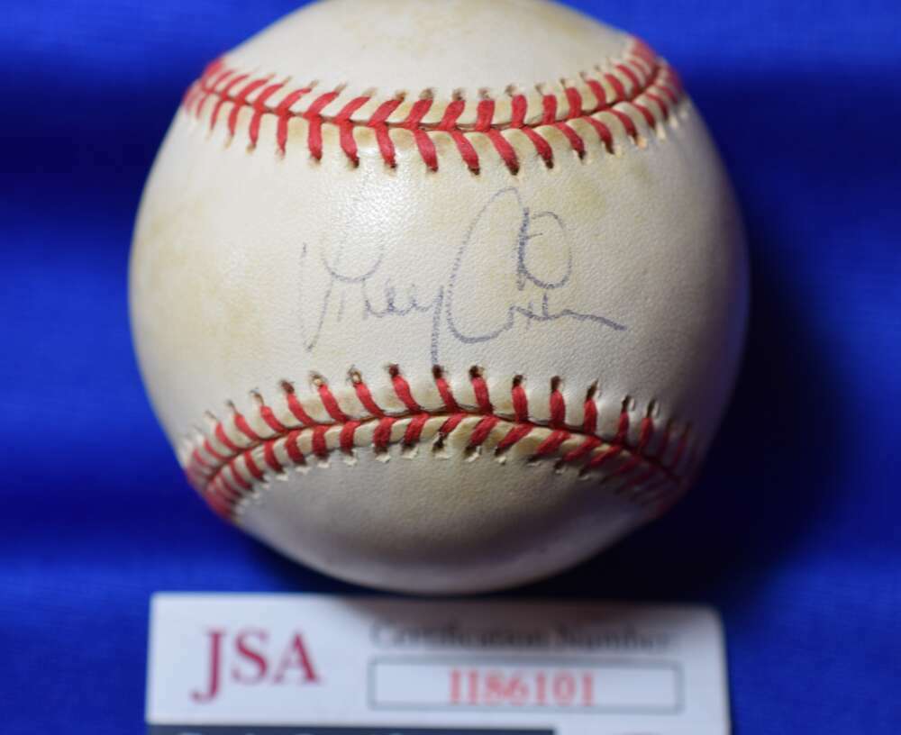 Vinny Castilla JSA Coa autograph American League OAL Hand Signed Baseball
