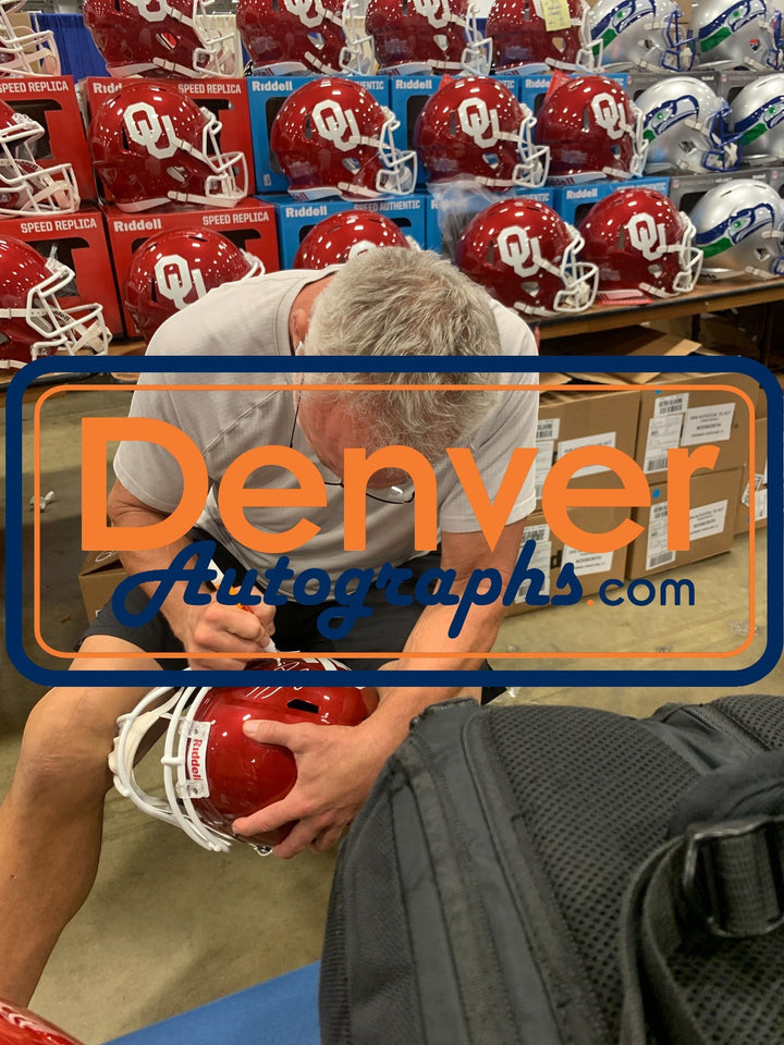 Brian Bosworth Signed Oklahoma Sooners F/S Helmet Nat'l Champs Beckett 54263