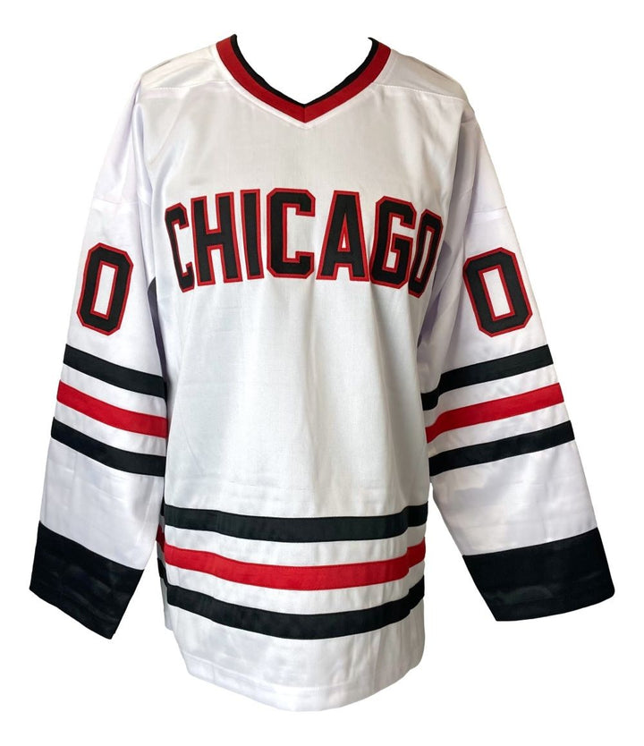 Chevy Chase Signed Christmas Vacation White Chicago Griswold Jersey JSA