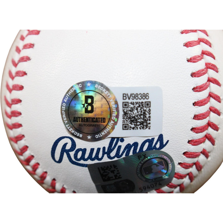 Ketel Marte Autographed Arizona Diamondbacks OML Baseball Beckett 56308