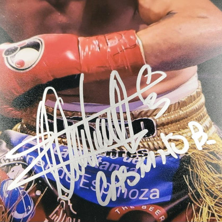 Jermell Charlo & Brian Castano signed 11x14 photo autograph ~ Beckett BAS Holo