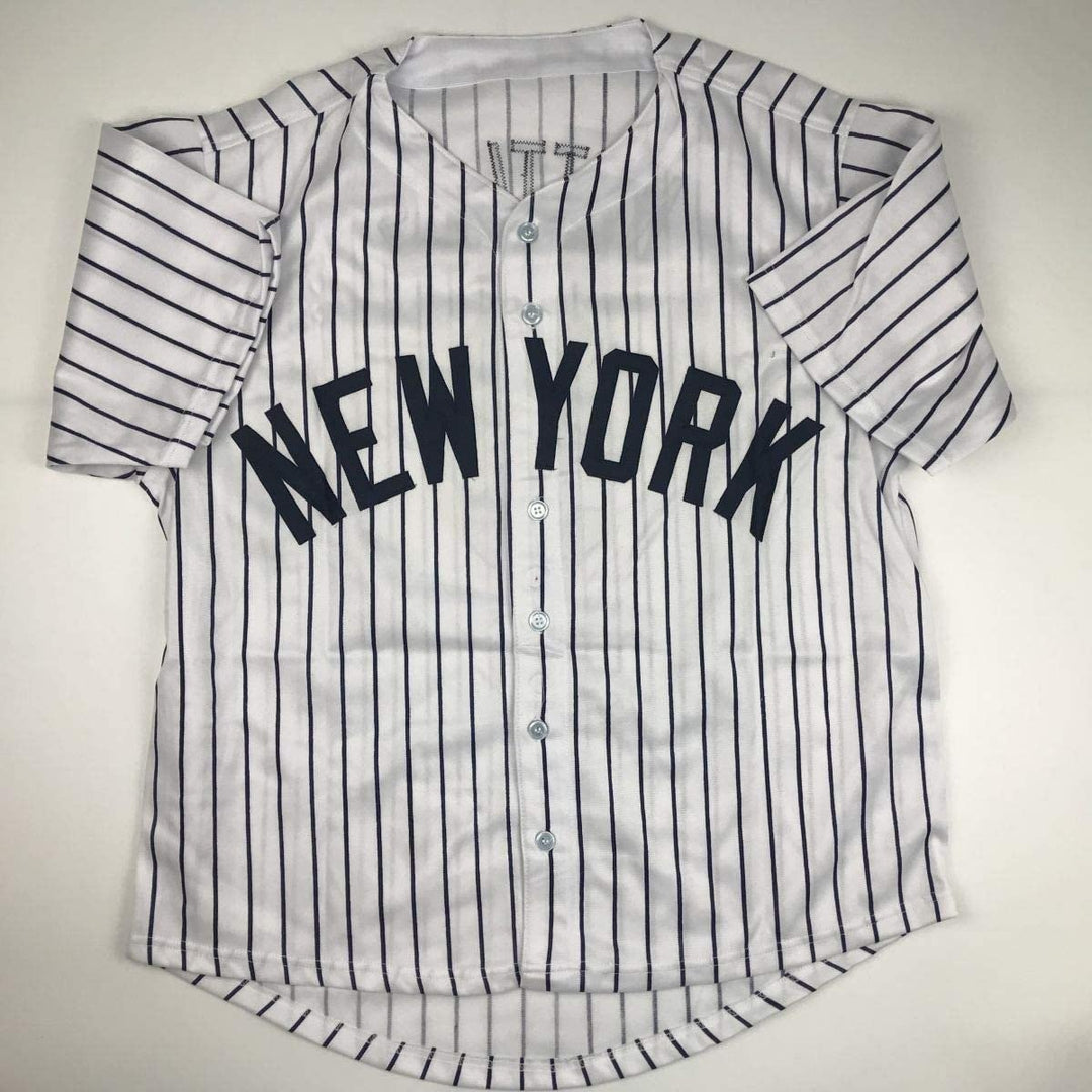 Autographed/Signed GRAIG NETTLES New York Pinstripe Jersey JSA COA Auto