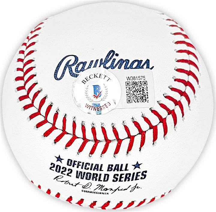 Yordan Alvarez Auto 2022 WS MLB Baseball Astros 2022 WS Winning 3-Run HR Beckett