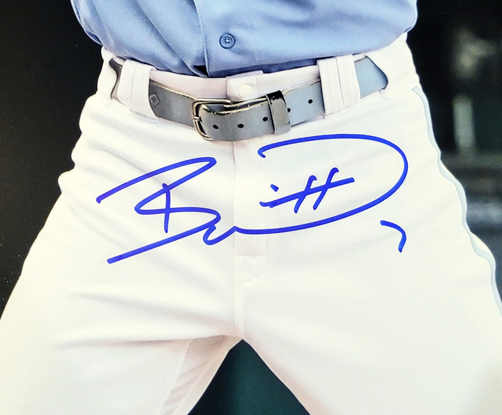 Bobby Witt Jr. Signed Framed 16x20 Photo Kansas City Royals Beckett BAS Witness