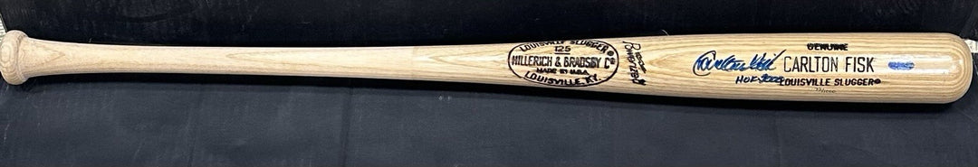Carlton Fisk Signed Louisville Game Model Bat Red Sox HOF 2000 LE Auto Steiner