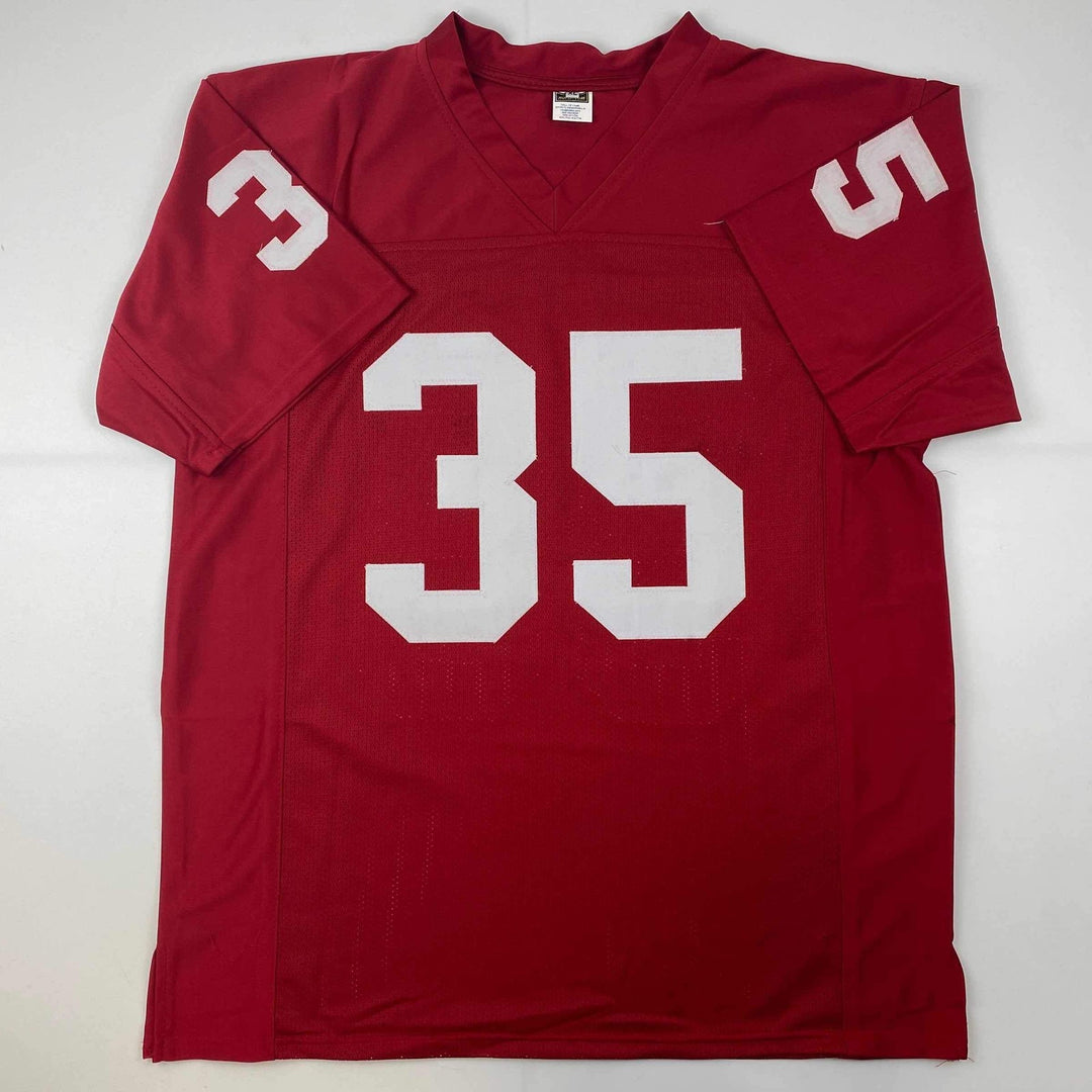 Facsimile Autographed Aeneas Williams Arizona Red Reprint Jersey Size Men's XL