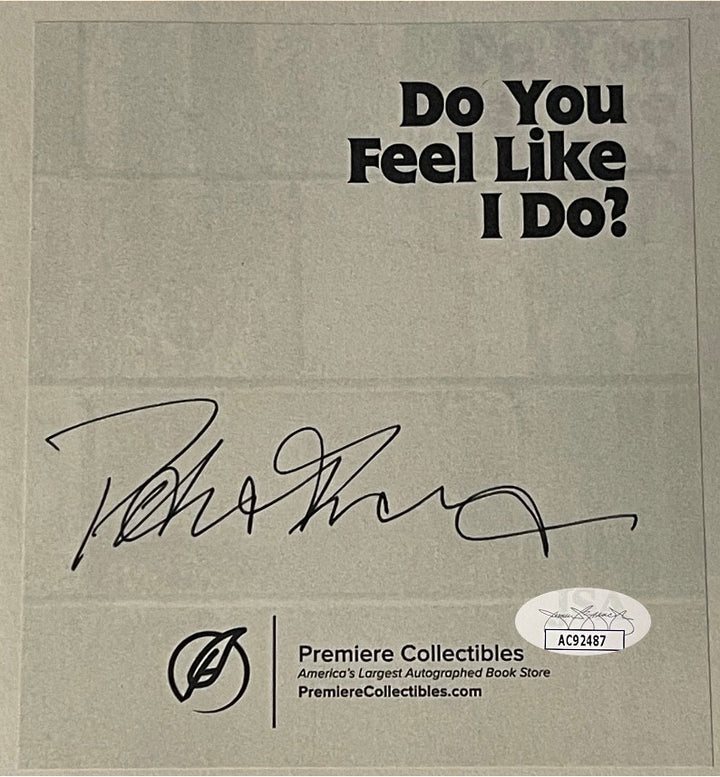 Peter Frampton signed 2020 Do You Feel Like I Do A Memoir Book Hardcover- JSA