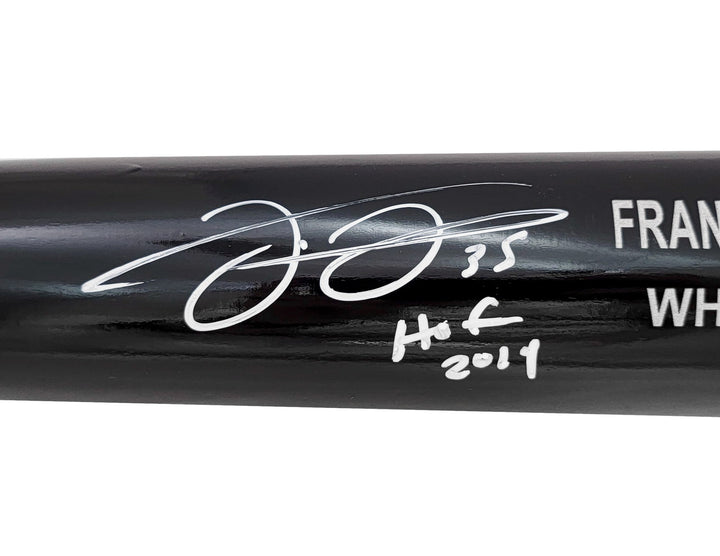 Frank Thomas Auto Black Rawlings Game Model Bat White Sox "HOF 2014" Beckett Wit