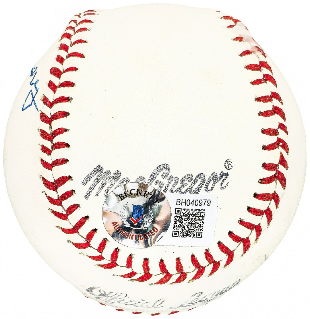 Arthur Art Daney Signed Baseball Philadelphia A's Played In One Game Vintage Sig