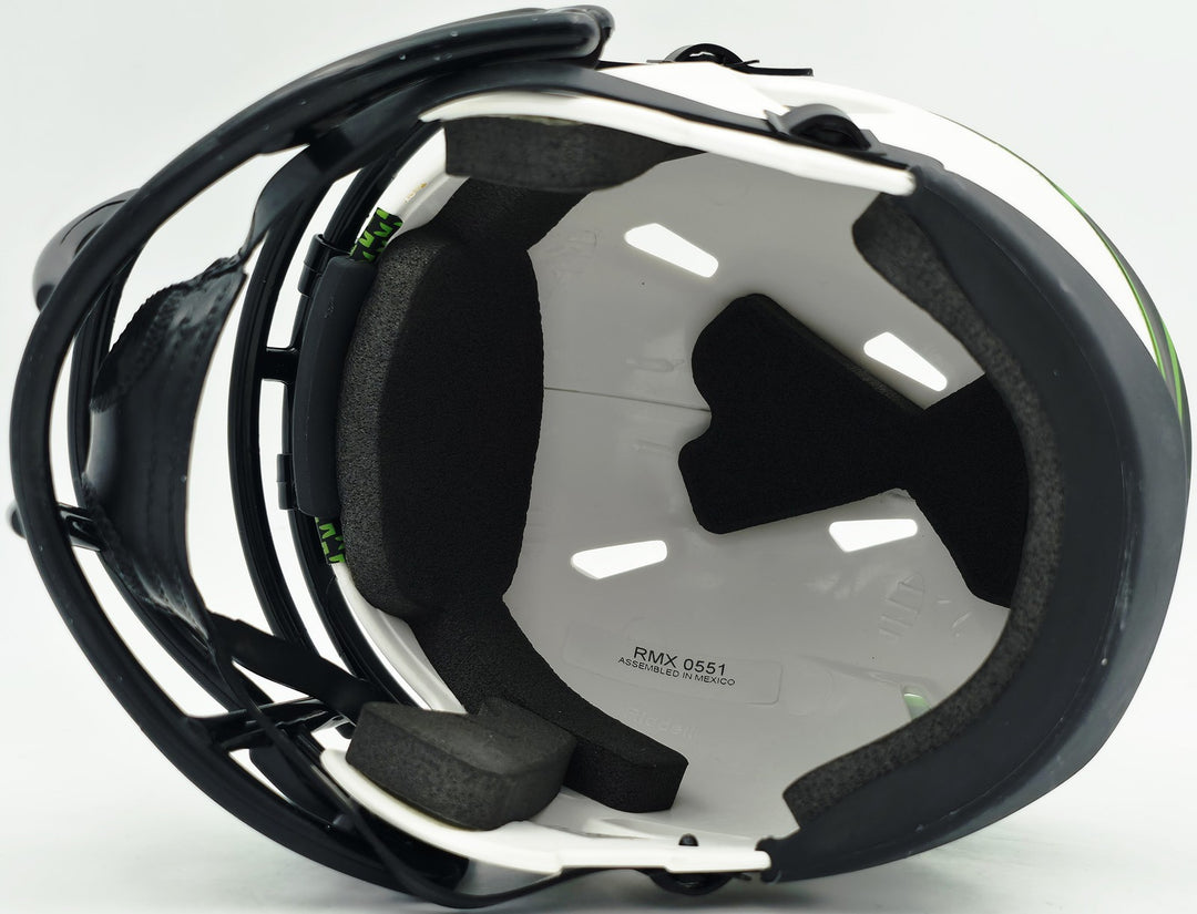 Kam Chancellor Auto Seahawks Lunar Eclipse White Speed Mini Helmet Beckett Wit