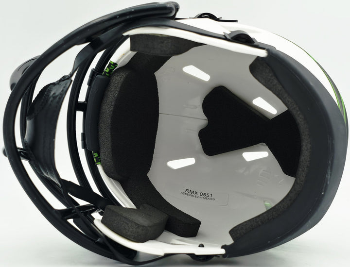 Kam Chancellor Auto Seahawks Lunar Eclipse White Speed Mini Helmet Beckett Wit