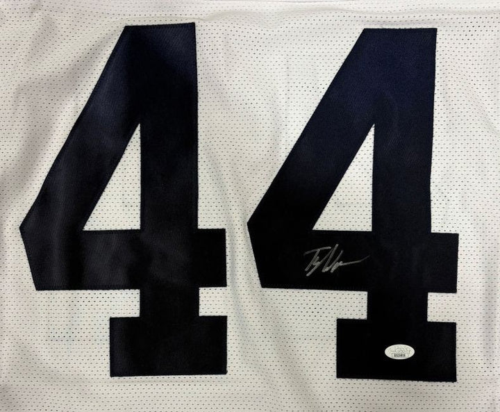 Tyler Warren Penn State Signed White Football Jersey JSA SD