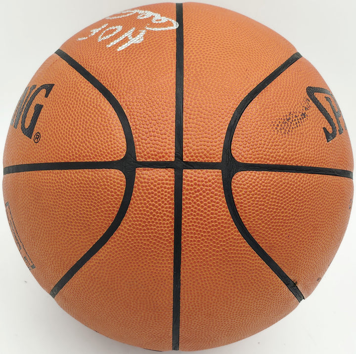 Calvin Murphy Auto Spalding NBA Leather Game Basketball Rockets HOF Beckett 0433