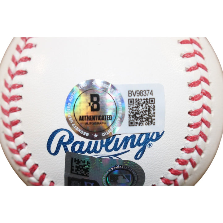 Jose Ramirez Autographed/Signed Cleveland Guardians OML Baseball Beckett 56299