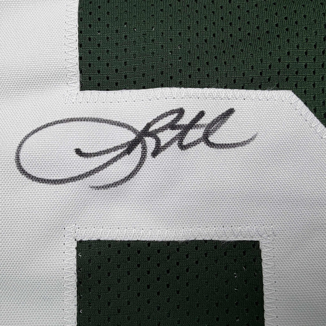 Autographed/Signed Leroy Butler Green Bay Green Jersey Beckett BAS COA
